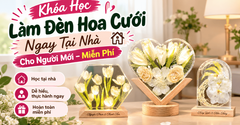 Khóa học Tự làm Epoxy Resin tại nhà