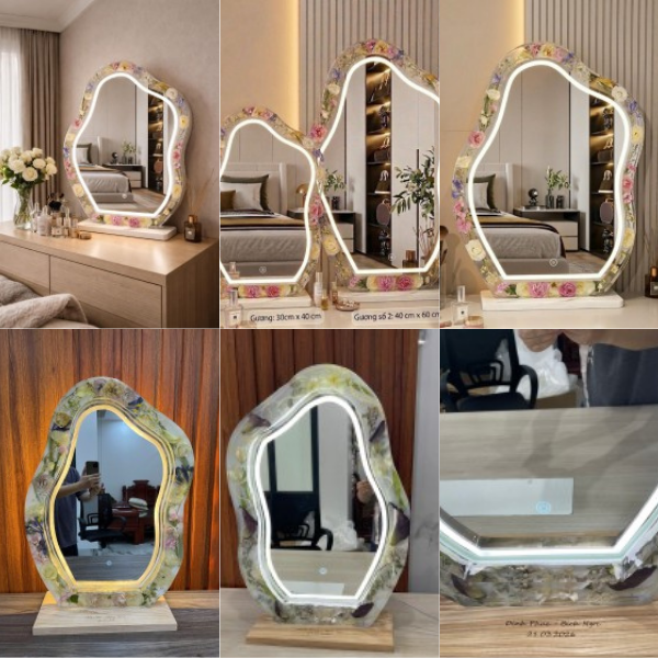 mẫu báo giá gương hoa cưới
