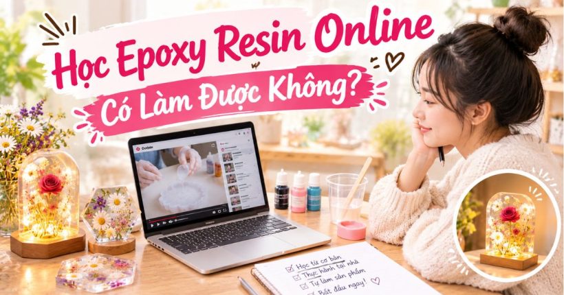 Học Epoxy Resin Online Có Làm Được Không? Bí Quyết Thành Công